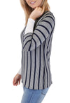 LONG SLEEVE MIXED STRIPES TOP