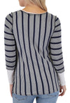 LONG SLEEVE MIXED STRIPES TOP