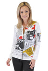 NEWSPAPER BOMBER JACKET