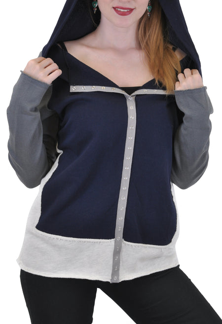 LONG SLEEVE SNAP FRONT CARDIGAN